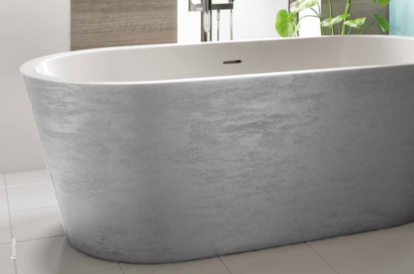 Elementa Blair 1695mm x 795mm Freestanding Acrylic Bath Availible in 4 colours, Copper - Silver - Gold - Marble